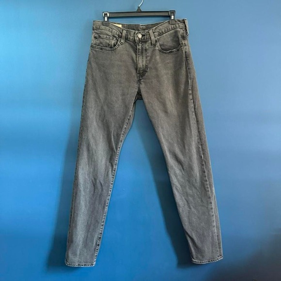 Levi's Lot 502 Jeans Men's Size 31 x 34 Gray Denim Tapered Skinny Indie Punk Emo - Picture 1 of 8